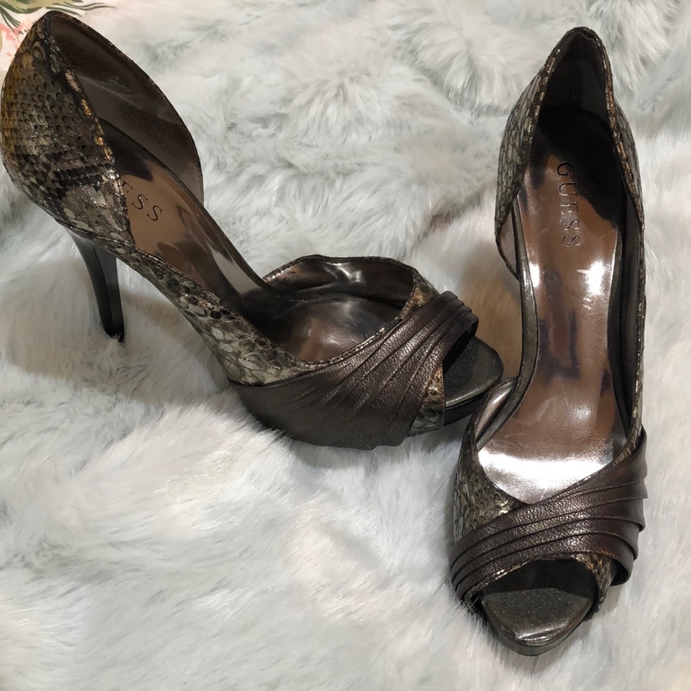 Guess platform heels